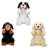 Peluche chien animé 45 cm