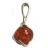 Pendentif Argent & Ambre Zep