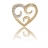 Pendentif coeur or et diamants