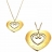 Pendentif coeur Sacré - Plaqué Or