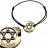 Pendentif l'étoile de David plaqué or