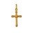 Pendentif petit croix plaqué or