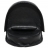 Petit porte-monnaie en cuir demi-lune noir