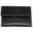 Petit porte-monnaie en cuir noir