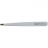 PINCE A EPILER BLANCHE OBLIQUE - Inoxydable