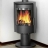 Poêle à bois Justus - RÜGEN 6 kW acier gris