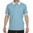 Polo Bleu ciel manches courtes, col blanc