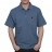 Polo manches courtes bleu océan