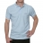 Polo manches courtes en coton Bleu ciel
