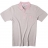Polo manches courtes Gris rayé rose Coton royal