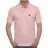 Polo manches courtes rose clair