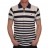 Polo rayé manches courtes Soft / Navire