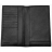 PORTE CHEQUIER MONACO EN CUIR - Noir ou Chocolat