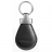 Porte clef en cuir coloris Noir Boregart