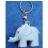 Porte clés Eléphant en bois