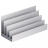 Porte-enveloppes Boxit Alu/gris