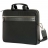 PORTE ORDINATEUR JEREMY TOILE NOIRE - Finitions Cuir