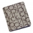 Portefeuille Beige Monogrammé Siglé CK en marron