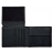 PORTEFEUILLE & CARTES TOILE LOGO NOIRE - Tout en Un