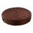 Pouf rond polyester Cosy Couleur Marron Matière Polyester
