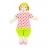 Poupée coton bio - Mademoiselle Rousse