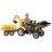 Power loader avec excavatrice et remorque