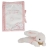 Protège carnet de santé + Doudou Lapin Bonbon rose