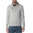 Pull col boutonné Gris chiné rayé Laine et coton Levis