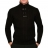 Pull Col boutonné Noir en coton