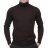 Pull Col Roulé en Laine Mérinos Chocolat