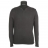 Pull Col V boutonné en coton anthracite