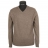 Pull Col V en laine vierge Taupe