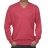 Pull Col V Gentleman Farmer rose en en Fibre de Bambou