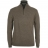 Pull Col V zippé Taupe
