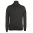 Pull col Zippé et boutonné en coton anthracite
