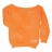 pull crochet orange - violette janvier