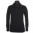 Pull marine col zippé en coton