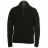 Pull Noir Col montant zippé en laine