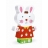 <a title='En savoir plus sur les puzzles' href='http://weezoom.tumblr.com/post/12566332776/puzzle-1000-pieces' style='text-decoration:none; color:#333' target='_blank'><strong>Puzzle</strong></a> silhouette La tarte de maman lapin 24 pcs Djeco