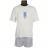 Pyjama Arthur : Caleçon et Tee-shirt gris, motif bouledogue