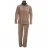 Pyjama Arthur : Sweat et pantalon d'intérieur en velours Camel