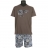 Pyjama Arthur : Tee-shirt et Bermuda motif Casque Bleu