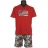 Pyjama Arthur : Tee-shirt et Bermuda motif New York