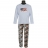 Pyjama Arthur : Tee-shirt et Pantalon d'intérieur bleu ciel New York
