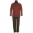Pyjama Arthur : Tee-shirt et Pantalon d'intérieur Kaki et rouge
