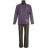 Pyjama Arthur : Tee-shirt violet et Pantalon d'intérieur