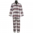 Pyjama Arthur : Veste et Pantalon d'intérieur Pilou à carreaux bleus ciel et rouges