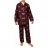 Pyjama Arthur: Veste et pantalon Saint Plumard Bordeaux