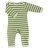 Pyjama bébé coton bio - Rayé vert