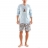 Pyjama bermuda et tee-shirt manches longues : Meribel Glace